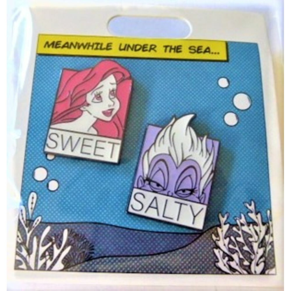 The Little Mermaid Ariel Ursula Under the Sea Sweet Salty Disney Pin NIP